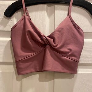 Abercrombie & Fitch Pink Twist Front Top